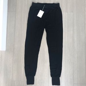 NWT Clu black soft knit lightweight lounge pant.
